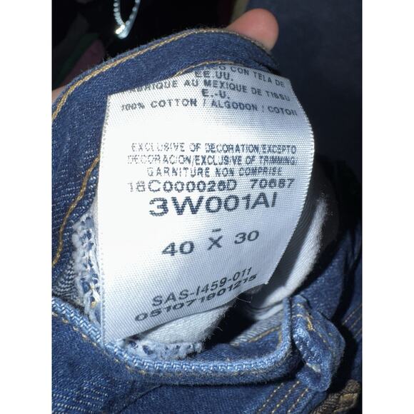 Wrangler Riggs Workwear Men's Ripstop Ranger Cargo Pants 38 x32 Navy Denim - Picture 7 of 10